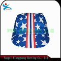 100% cotton elastic fabric bicycle cap with silk printed logo