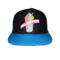 100% polyester silk printed logo mesh cap 