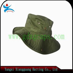 polyester and cotton bucket hat 