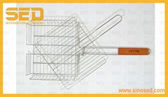 Non-Stick Stainless Steel BBQ Grill Basket