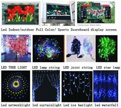 led Full Color display screen network lamp