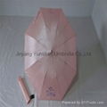 YS-2003Pearl Light Fabric Two Folding Umbrella 3