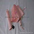 YS-2003Pearl Light Fabric Two Folding Umbrella 1