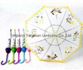 YS-1018PVC Lace Straight Rain Umbrella  2