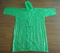 Pe disposable poncho and raincoat