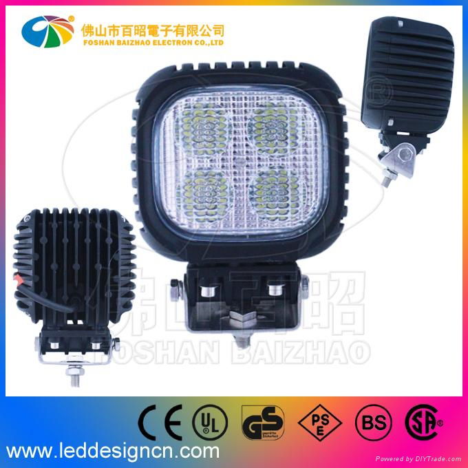 40w led work lights spot and flood beam for jeep truck offroad ATV 