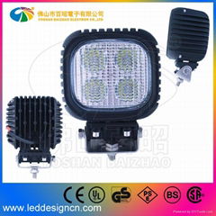40w led work lights spot and flood beam for jeep truck offroad ATV 