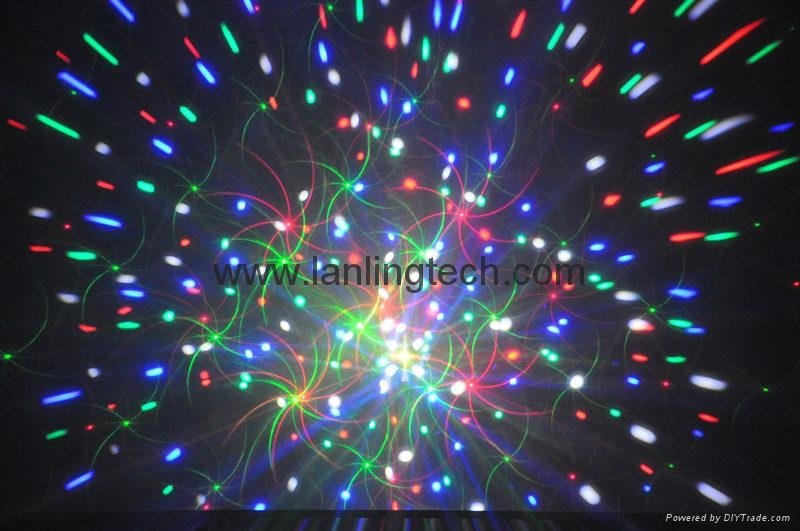 2015 新款舞臺燈 DMX RGBW LED+白色頻閃+滿天星激光 4