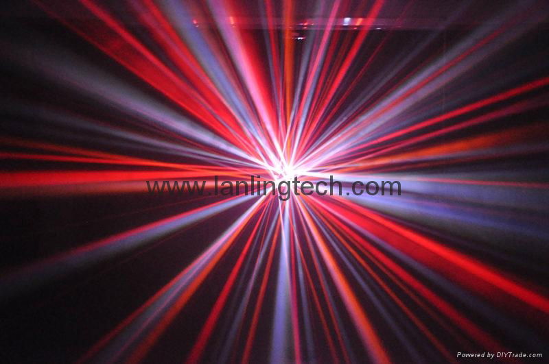 2015 新款舞台灯 DMX RGBW LED+白色频闪+满天星激光 2