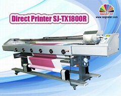 1.8m direct textile printer with dx5 print head