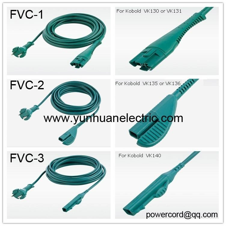 Kabel Power Cable VK130,131 German Plug Verwork Kobold - FVC-1 - POWSOLEC  (China Manufacturer) - Electric Wire & Cable - Optical Fiber,