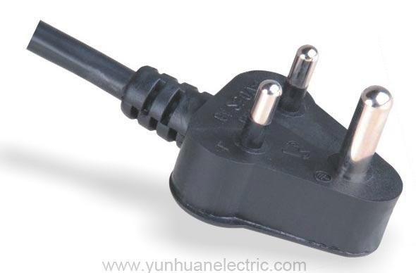 South Africa Power Plug Electrical Cord Sets Cable 5