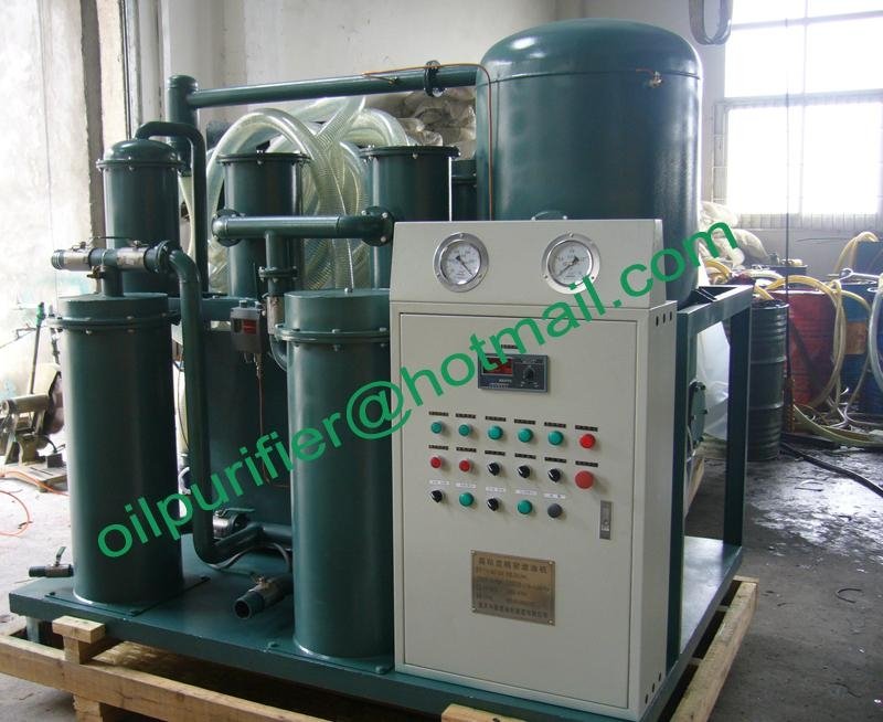 Vacuum Lubricant Oil Purifier filtration machine