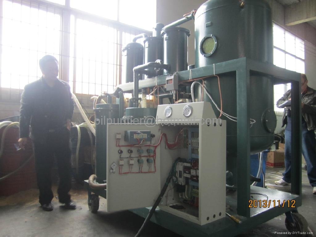 Vacuum Lubricant Oil Purifier filtration machine 2