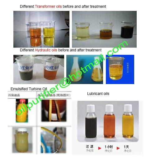 Vacuum Lube Gear Oil Purifier with PLC system 4