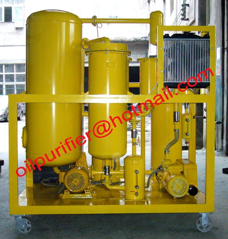 Vacuum Lube Gear Oil Purifier with PLC system 3