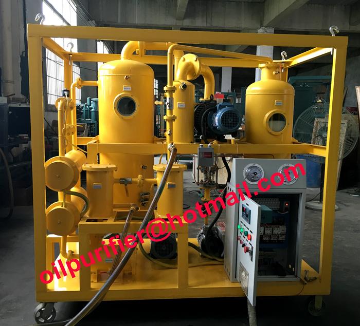 Vacuum Insulation Transformer Oil Regeneration Purifier machine