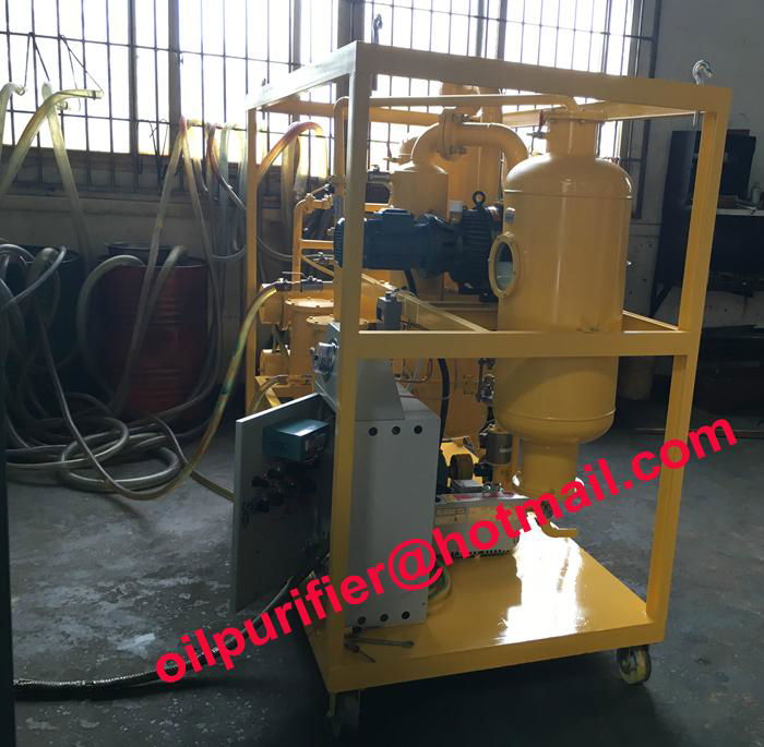 Vacuum Insulation Transformer Oil Regeneration Purifier machine 5