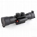 High Quality 4X32 Red laser AK rifle scope outside airsoft hunting Tactical Quic 1