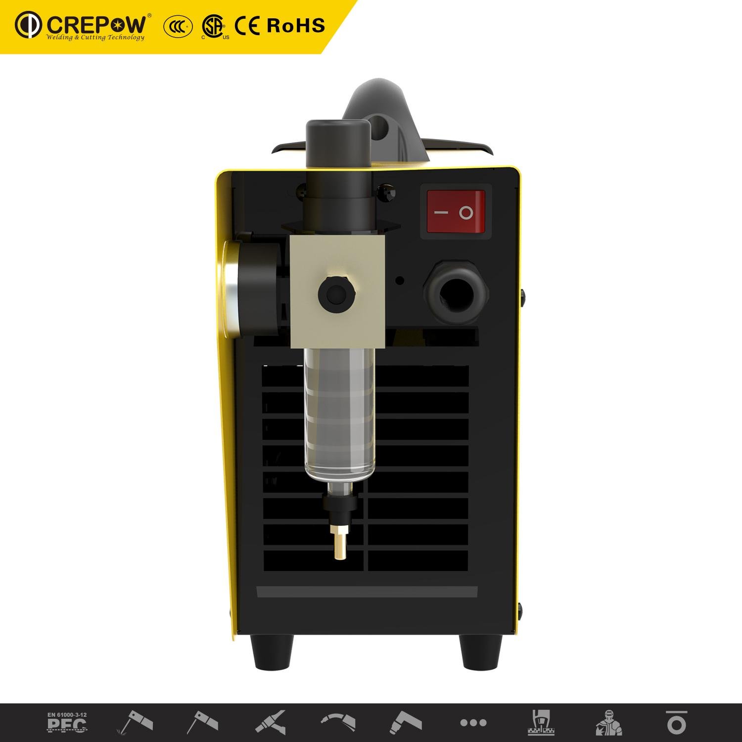Crepow Inverter CUT40 PFC air plasma cutting machine 4