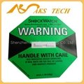 impact monitor adhesive sticker labels Shockwatch   4