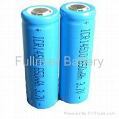 Lithium battery 14500 3.7V 650mAh