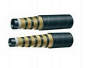 SAE 100R13，R15 steel wire spiral hydraulic hose 2