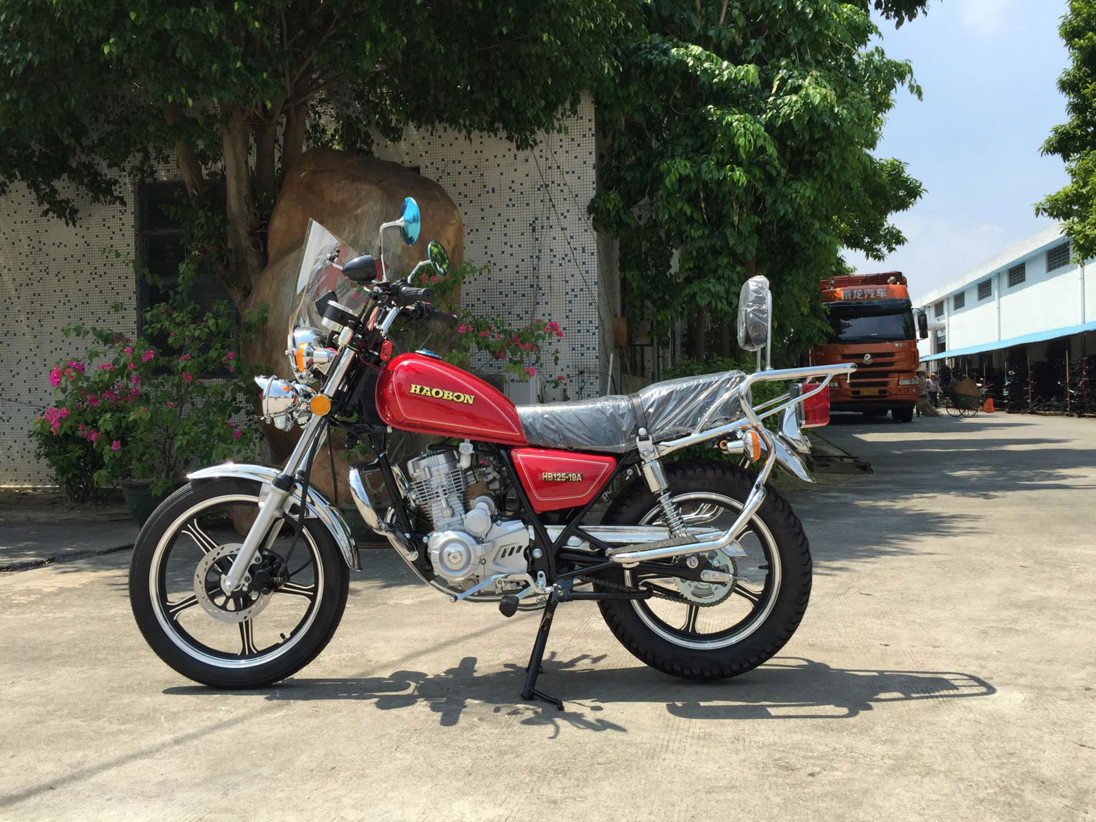  manufactures export GN125 export type Suzuki Prince motorcycle in Tanzania 4