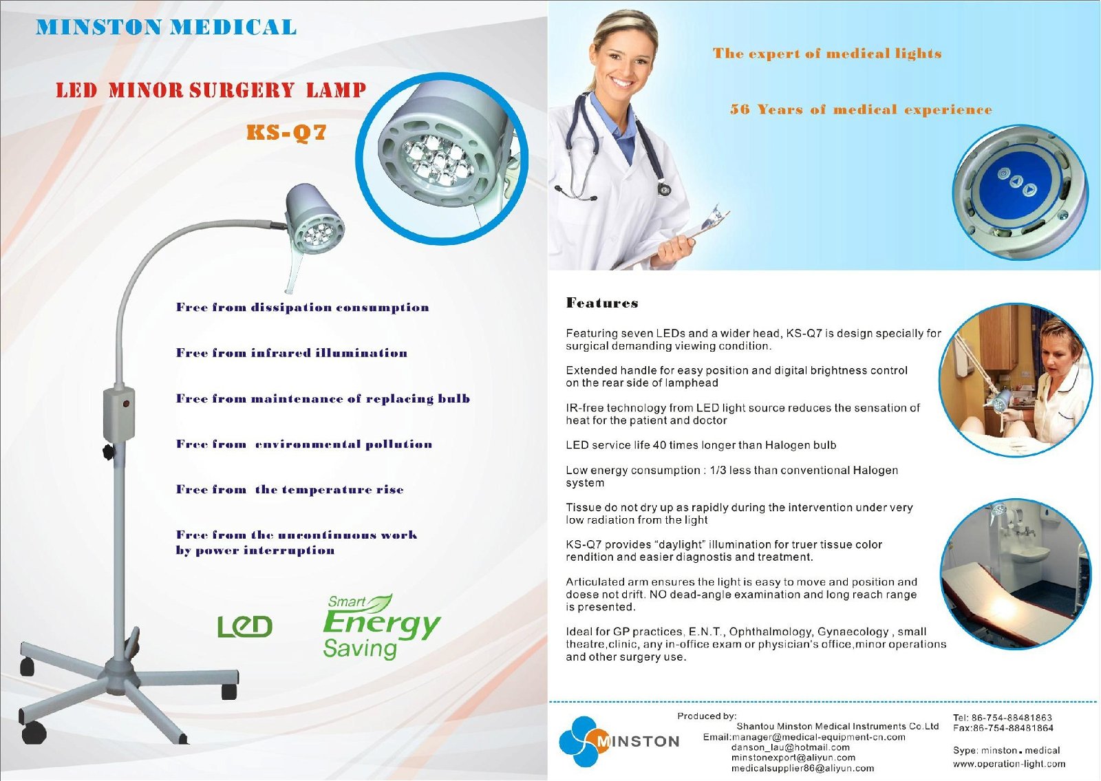 LED examination light 3