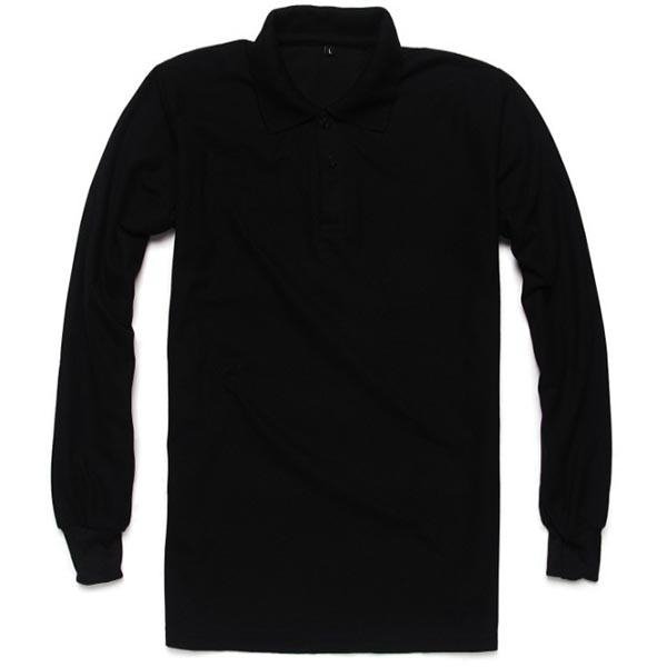customized cheap polo shirt for man blank men's long sleeve POLO shirt 