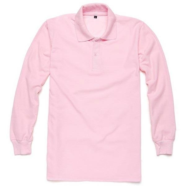 customized cheap polo shirt for man blank men's long sleeve POLO shirt  2