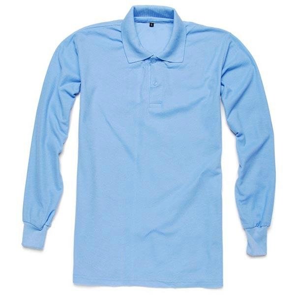 customized cheap polo shirt for man blank men's long sleeve POLO shirt  3