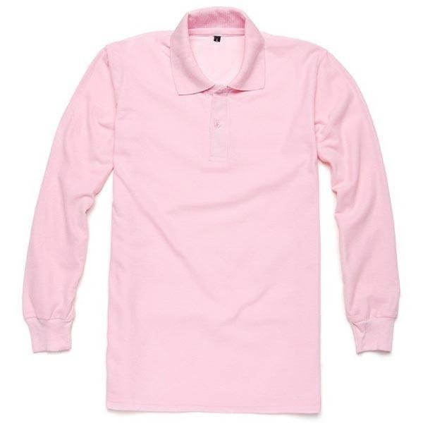 customized cheap polo shirt for man blank men's long sleeve POLO shirt  4