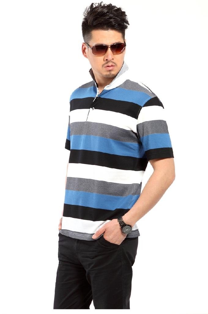 Men's Yarn dye Polo shirt  3