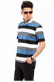 Men's Yarn dye Polo shirt  3