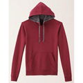  customized men's plain fleece hoodies