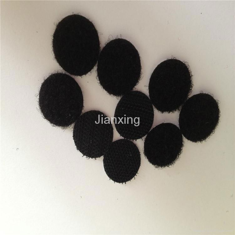 Round die cut velcro dots