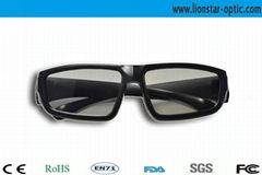 Popular sell 3d circular polarizer glasses for 3d movie and computer game