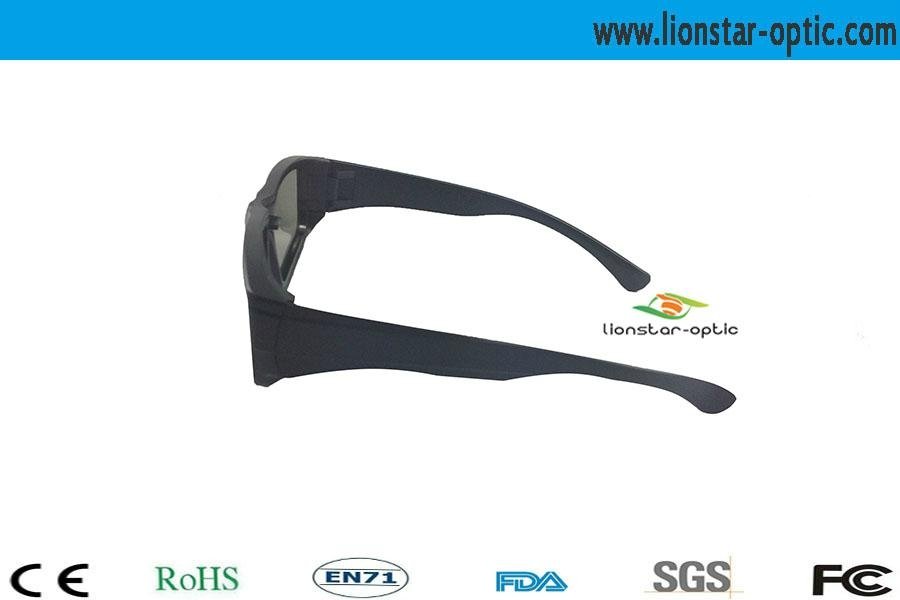 Popular sell 3d circular polarizer glasses for 3d movie and computer game 3