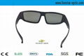 Popular sell 3d circular polarizer glasses for 3d movie and computer game 5