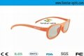 Comfortable design 3D Circular Polarized Glasses with plastic frame 2