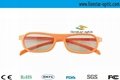 Comfortable design 3D Circular Polarized Glasses with plastic frame 3