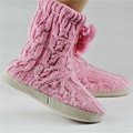 GCE023 Red crochet snow woman boot women shoes boots wholesale boots 5