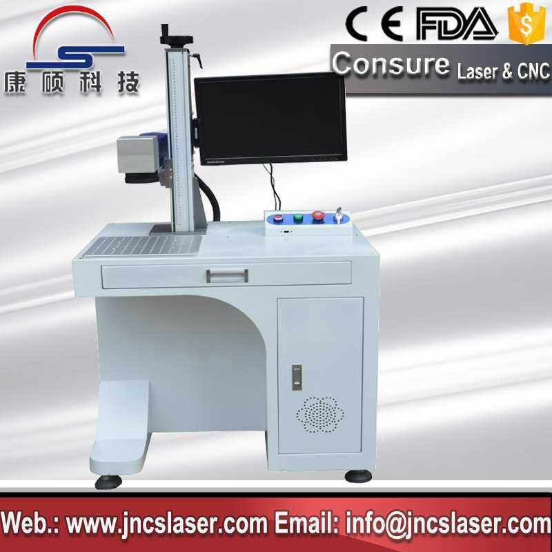 Metal Fiber Laser Engraving Machine, High speed 20W fiber laser marking machine 2