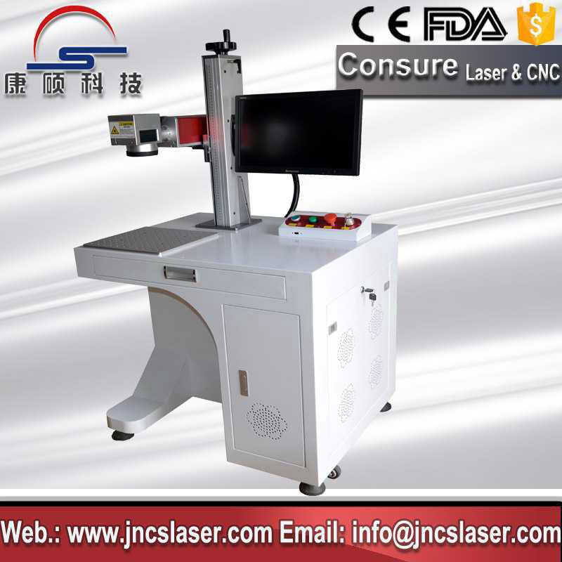 Metal Fiber Laser Engraving Machine, High speed 20W fiber laser marking machine