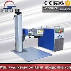 20W Metal fiber laser marking machine with rotary