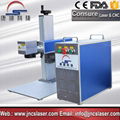 20W Metal fiber laser marking machine with rotary 2