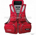 2014 New Arrival,High quality red/black color SHIMANO fishing vest