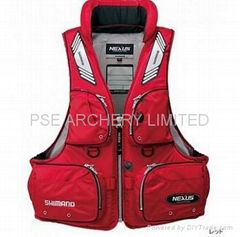 2014 New Arrival,High quality red/black color SHIMANO fishing vest