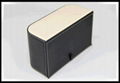 Leather automotive tissue box with car brand logo 1